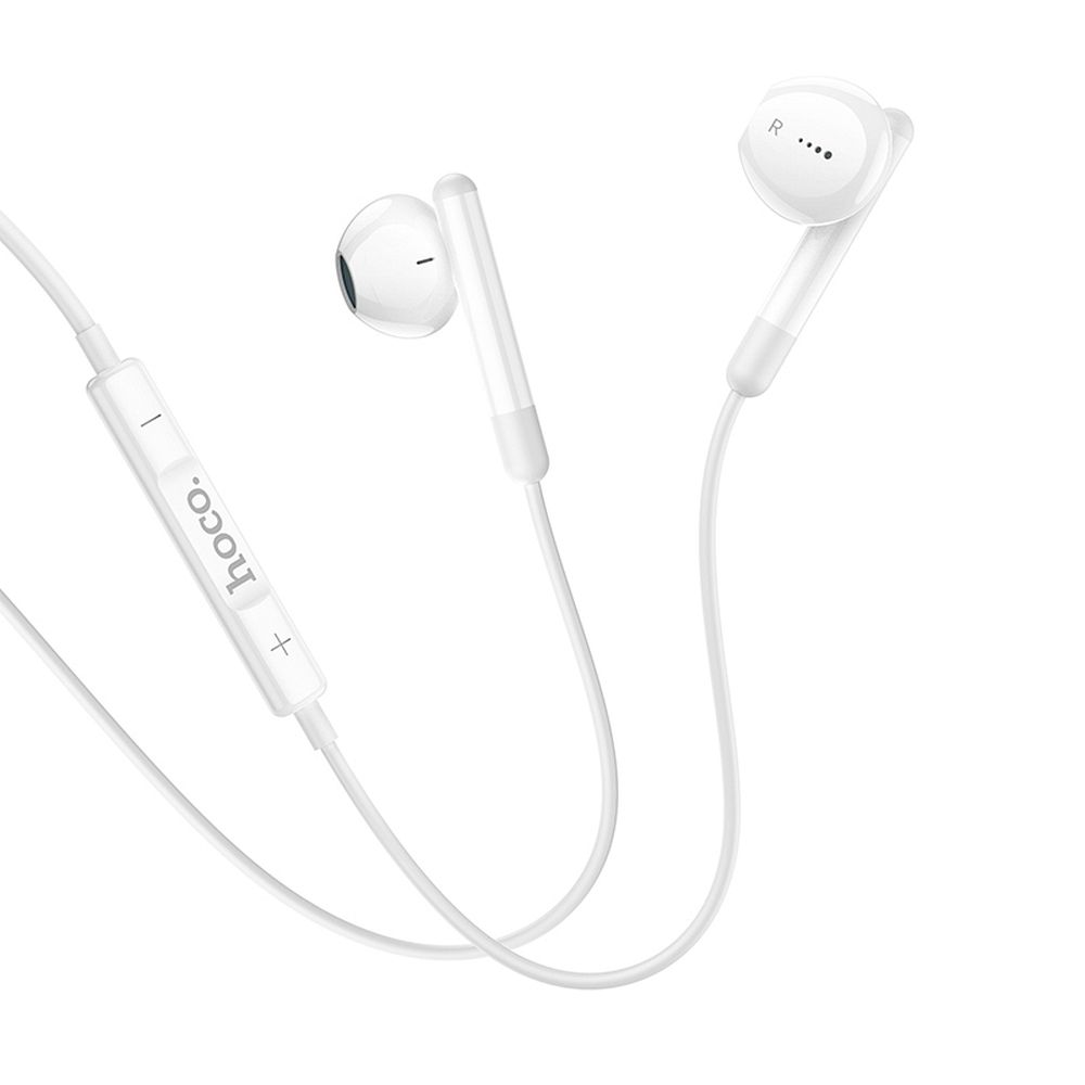 Handsfree USB-C HOCO M93, vit