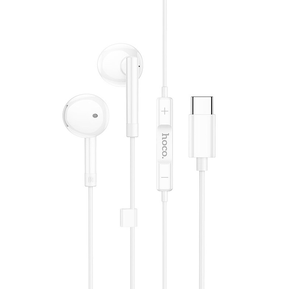 Handsfree USB-C HOCO M95, Vit