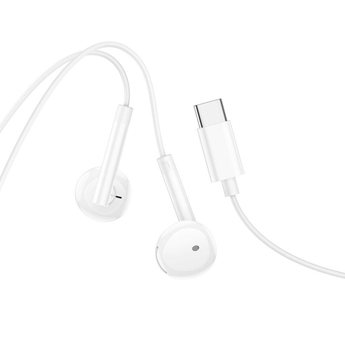 Handsfree USB-C HOCO M95, Vit