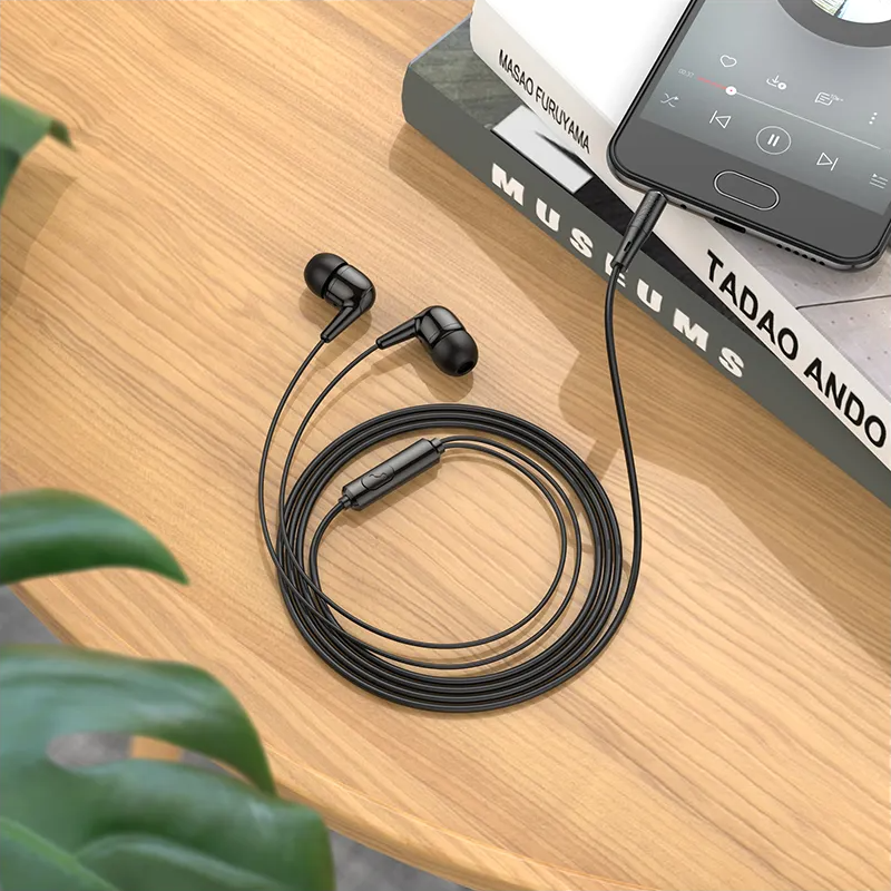 Handsfree USB-C HOCO M97, Svart
