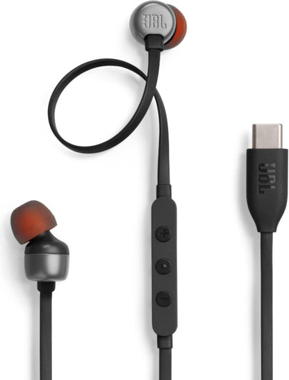 Handsfree USB-C JBL Tune 310C, Svart JBLT310CBLK