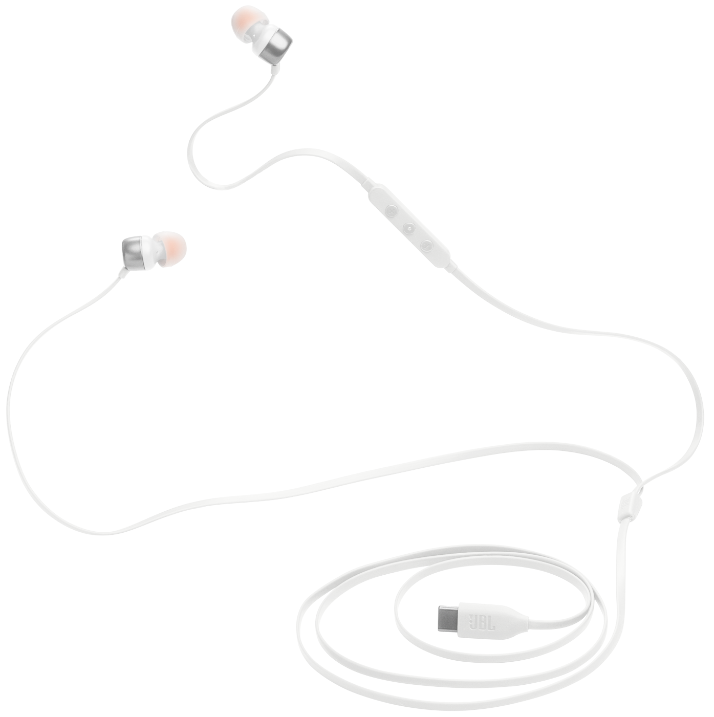 Handsfree USB-C JBL Tune 310C, Vit JBLT310CWHT