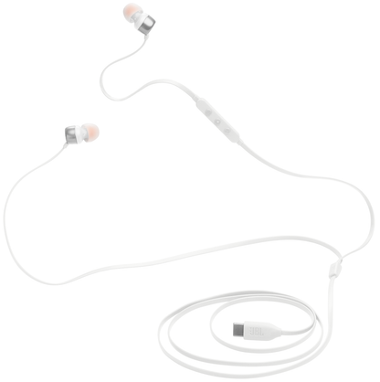 Handsfree USB-C JBL Tune 310C, Vit JBLT310CWHT