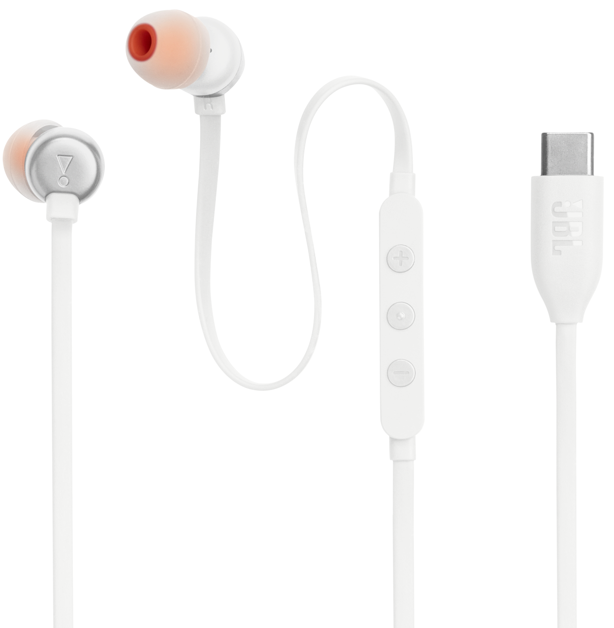 Handsfree USB-C JBL Tune 310C, Vit JBLT310CWHT