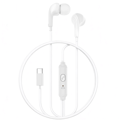 Handsfree USB-C XO Design EP82, Vit