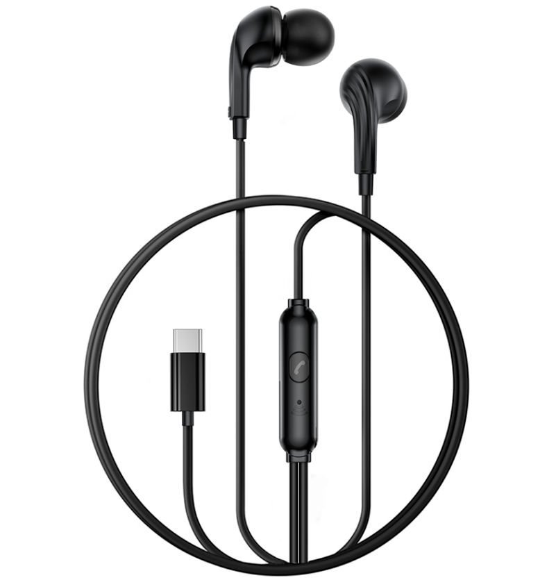 Handsfree USB-C XO Design EP82, Svart