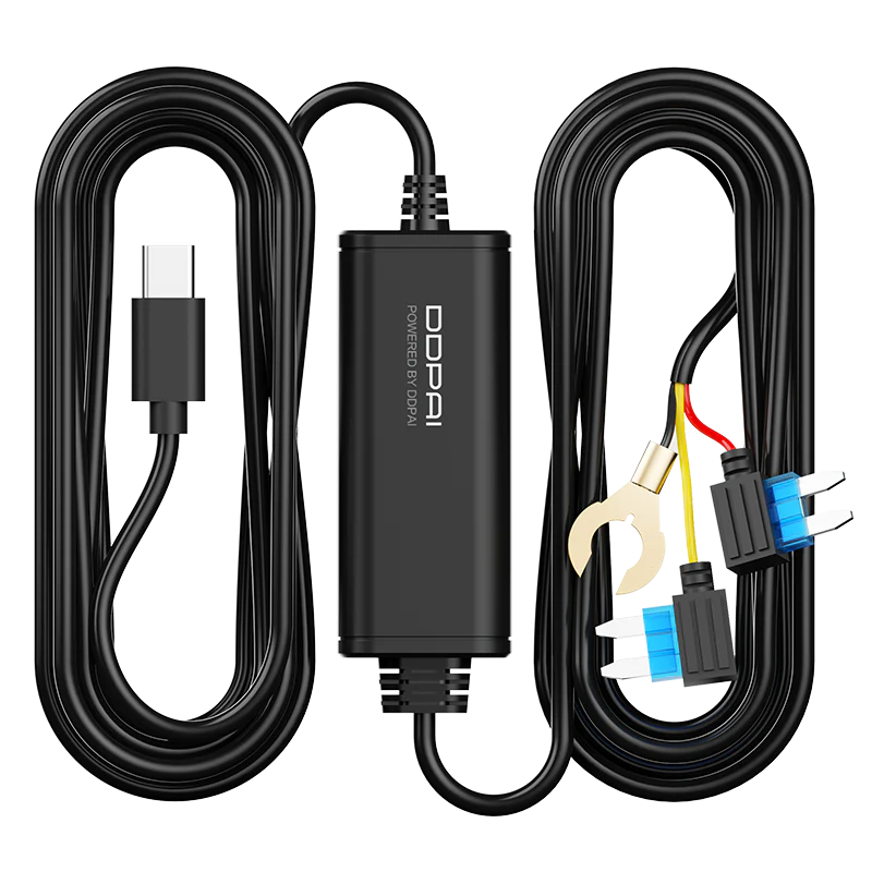 Hardwire DDPAI för kamera MINI2X / N1 Dual / N2 Dual / N5 Dual / Z50 Pro / Z60 / Z60 Pro