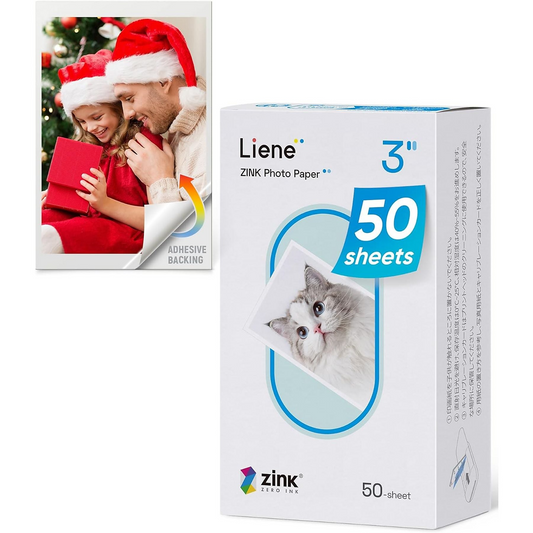Liene fotopapper för Pearl 2x3-skrivare, set om 50 stycken