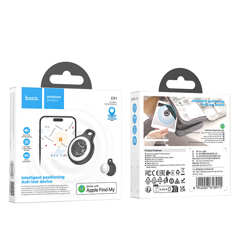 HOCO SmartTag E91 for iOS Series, Black