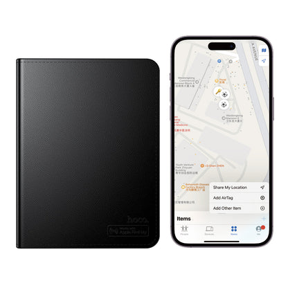 HOCO SmartTag Passport E91G för iOS-serien, svart