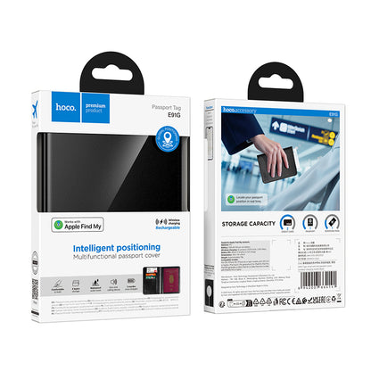 HOCO SmartTag Passport E91G för iOS-serien, svart