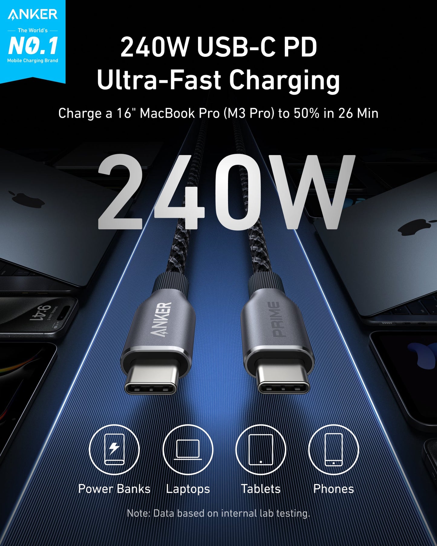 Anker Multifunktionell Hub 13in1, Grå A83C3311