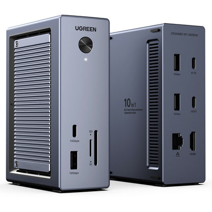 Multifunktionell Hub UGREEN CM923 (55735), 10in1, Grå