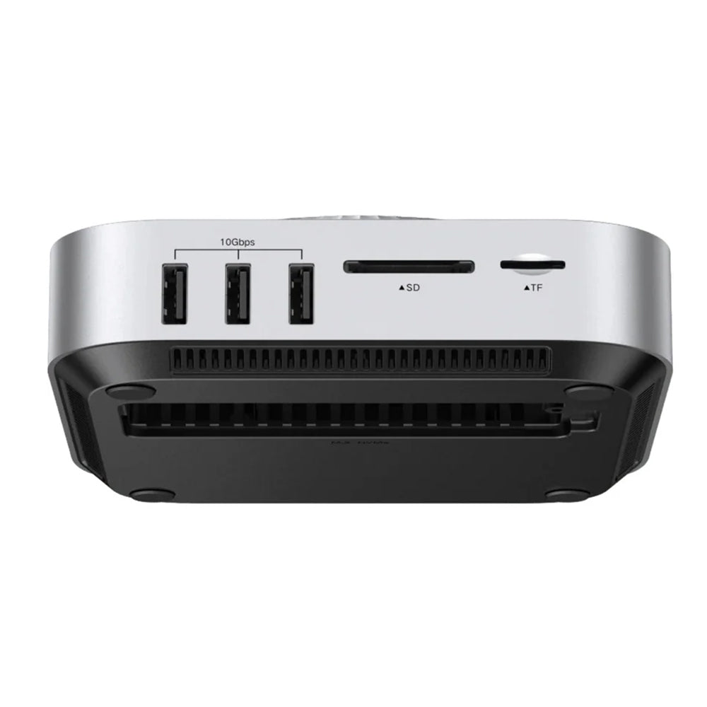 UGREEN Revodok Maxidok multifunktionell hubb (85883EU) för Apple Mac Mini M4 / Mini M4 Pro, 10-i-1, silver