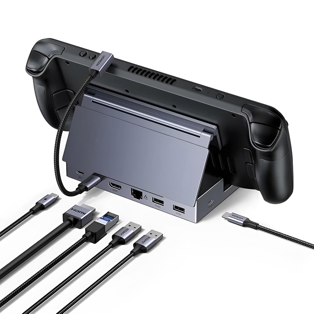 UGREEN 75126 Hub-stöd för bärbar konsol, Grå