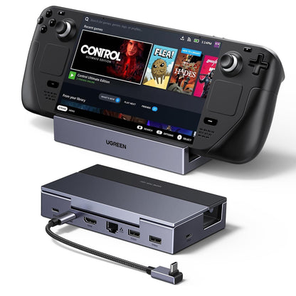 UGREEN 75126 Hub-stöd för bärbar konsol, Grå