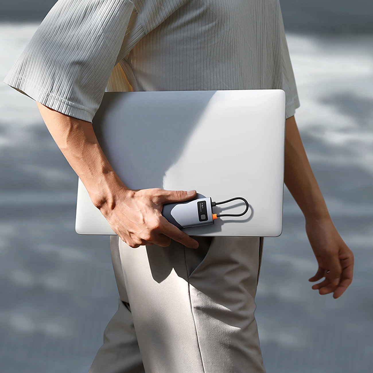 Hub USB-C Baseus Metal Gleam, 3 x USB-A 3.0 - 1 x USB-C - 1 x HDMI - 1 x SD - 1 x microSD, Grå B00030708811-01