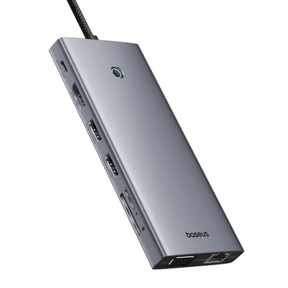 USB-C-hubb Baseus PortalJoy, 13in1, Grå B00053002811-01
