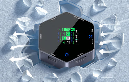 USB-C-hubb BlitzWolf BW-TH16, 8in1, Grå