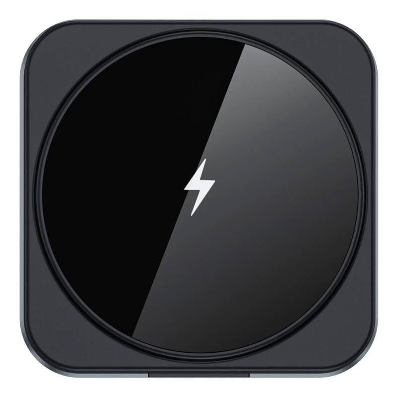 USB-C-hubb med trådlös QI-laddning BlitzWolf BW-TH17, 9i1, svart