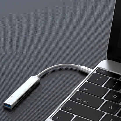Hub USB-C HAVIT HB41, 4in1, Silver