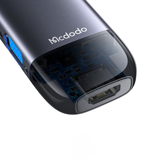Hub USB-C McDodo HU-7420, 10in1, Grå