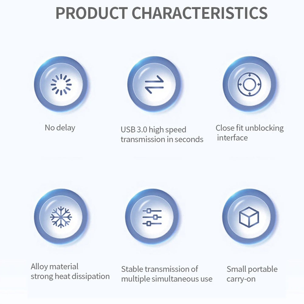 Hub USB-C Techsuit H12 ZenithDock, 4in1, Grå