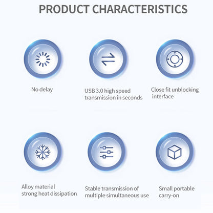 USB-C Techsuit H13 ZenithDock Hub, 4in1, Gray