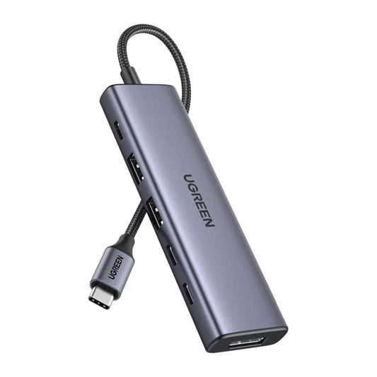 Hub USB-C UGREEN CM511 (75586), 6in1, Grå