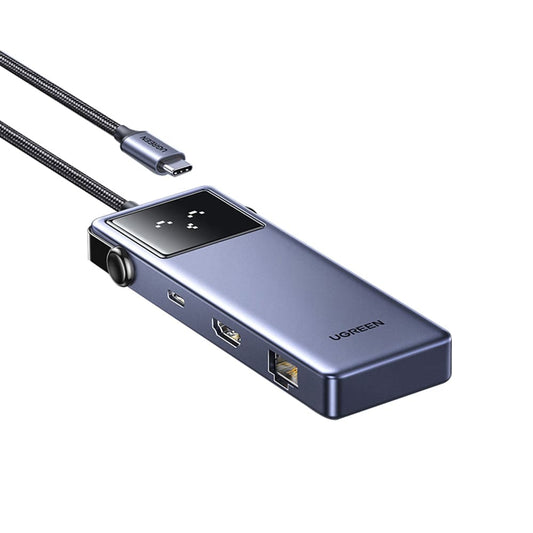 Hub USB-C UGREEN CM888 (45155) Uno, 6in1, Grå