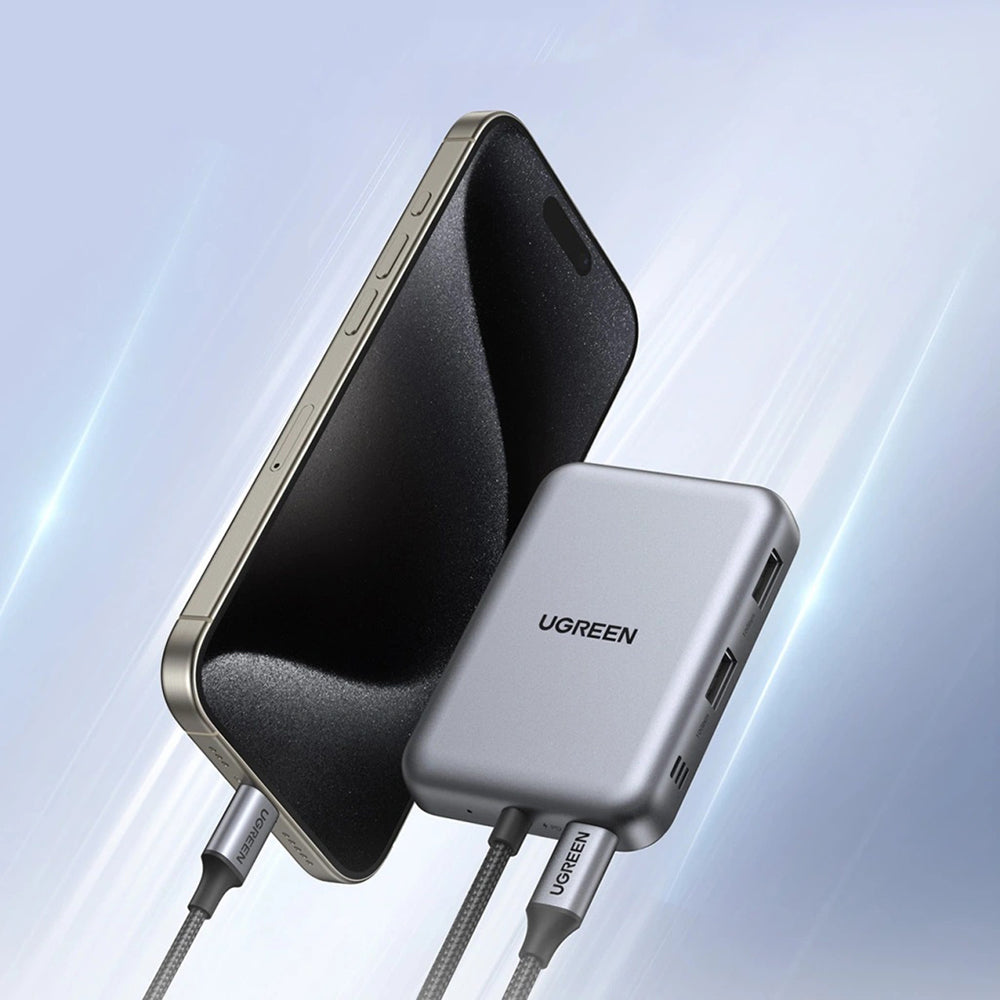 Hub USB-C UGREEN CM896 (65759), 7in1, Grå