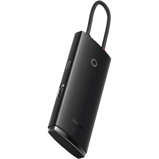 USB-C-hubb Baseus Lite, 3 x USB-A 3.0 - USB-C - HDMI, Svart WKQX040001
