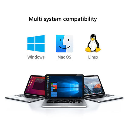 USB / USB-C-hubb Yesido HB20, 5in1, Grå