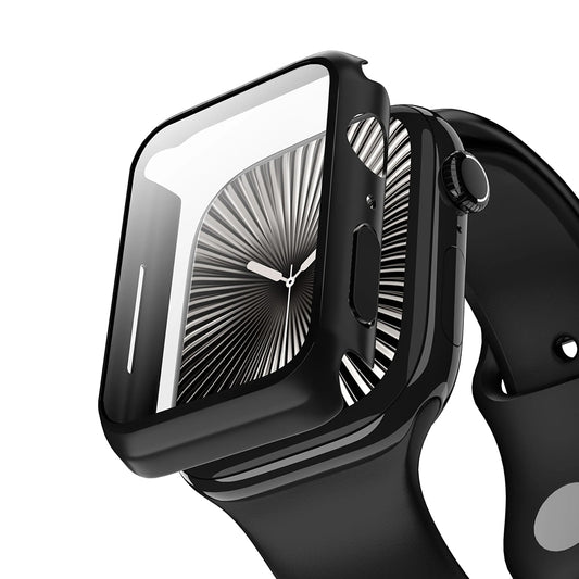 Anank Screen Guard-fodral för Apple Watch Series 7 45mm, Svart