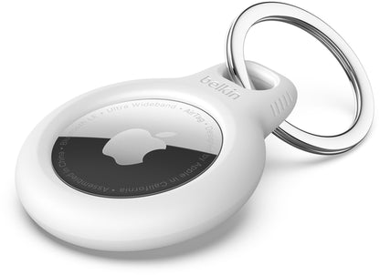 Belkin Key Ring-fodral för Apple AirTag, Vit F8W973btWHT