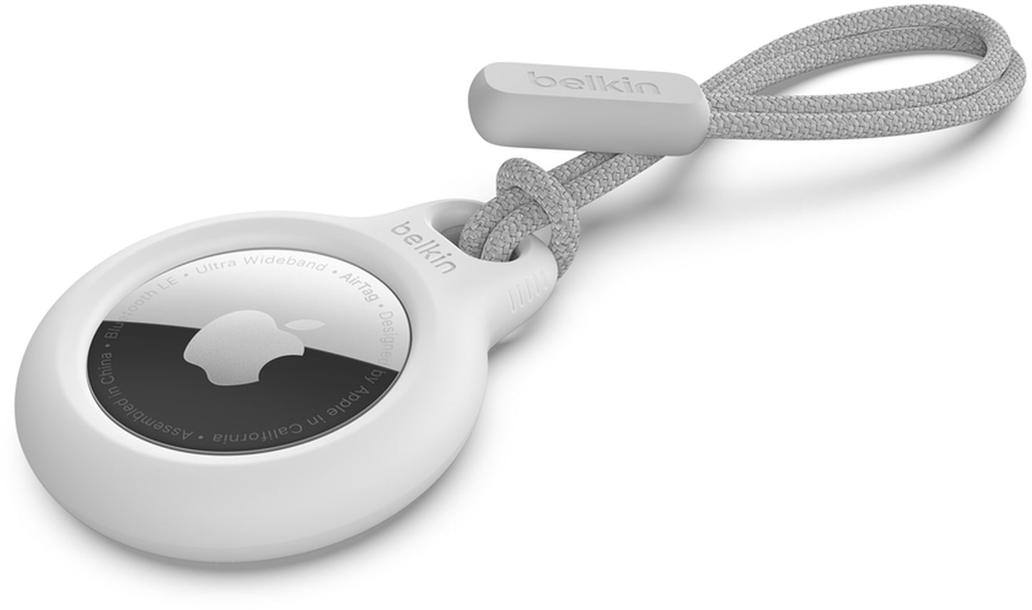 Belkin Strap-fodral för Apple AirTag, Vit F8W974btWHT