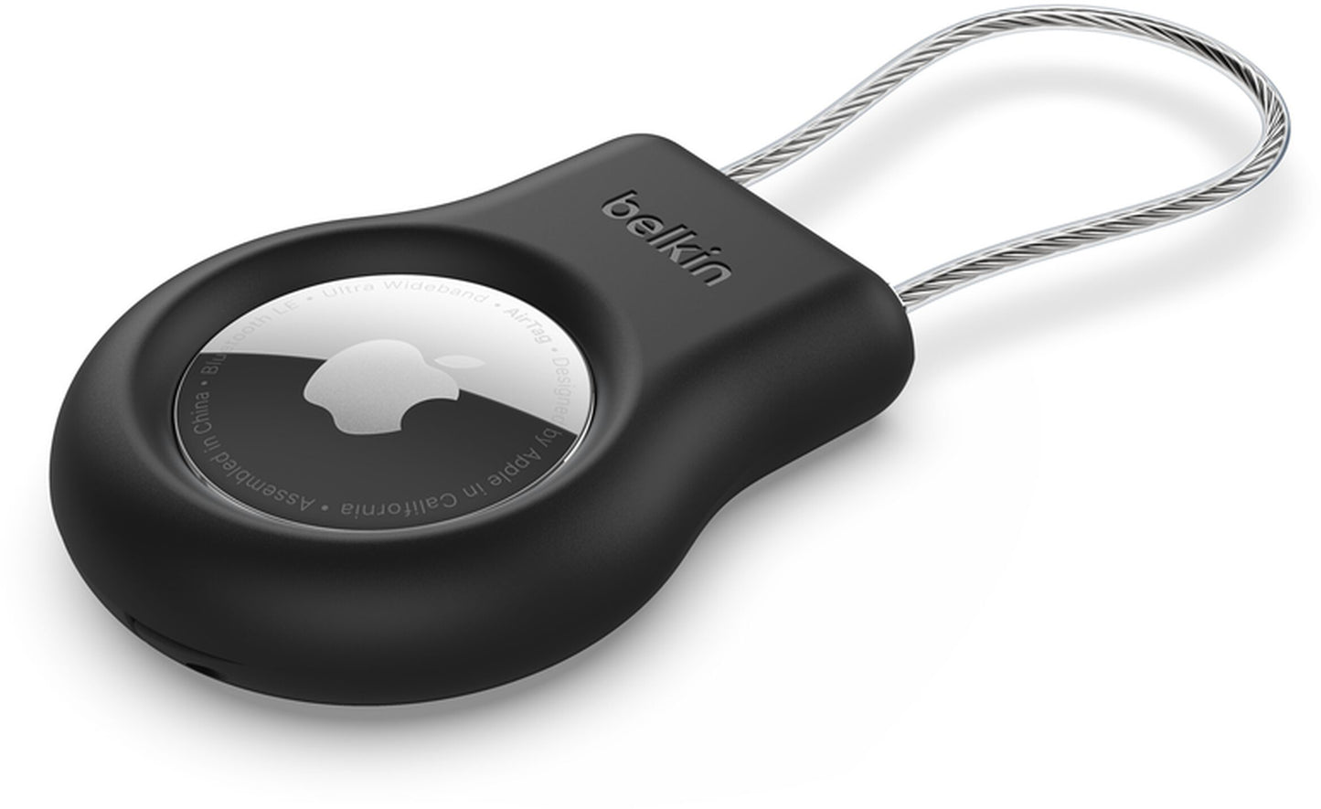 Belkin Wire Cable-fodral för Apple AirTag, svart MSC009btBK