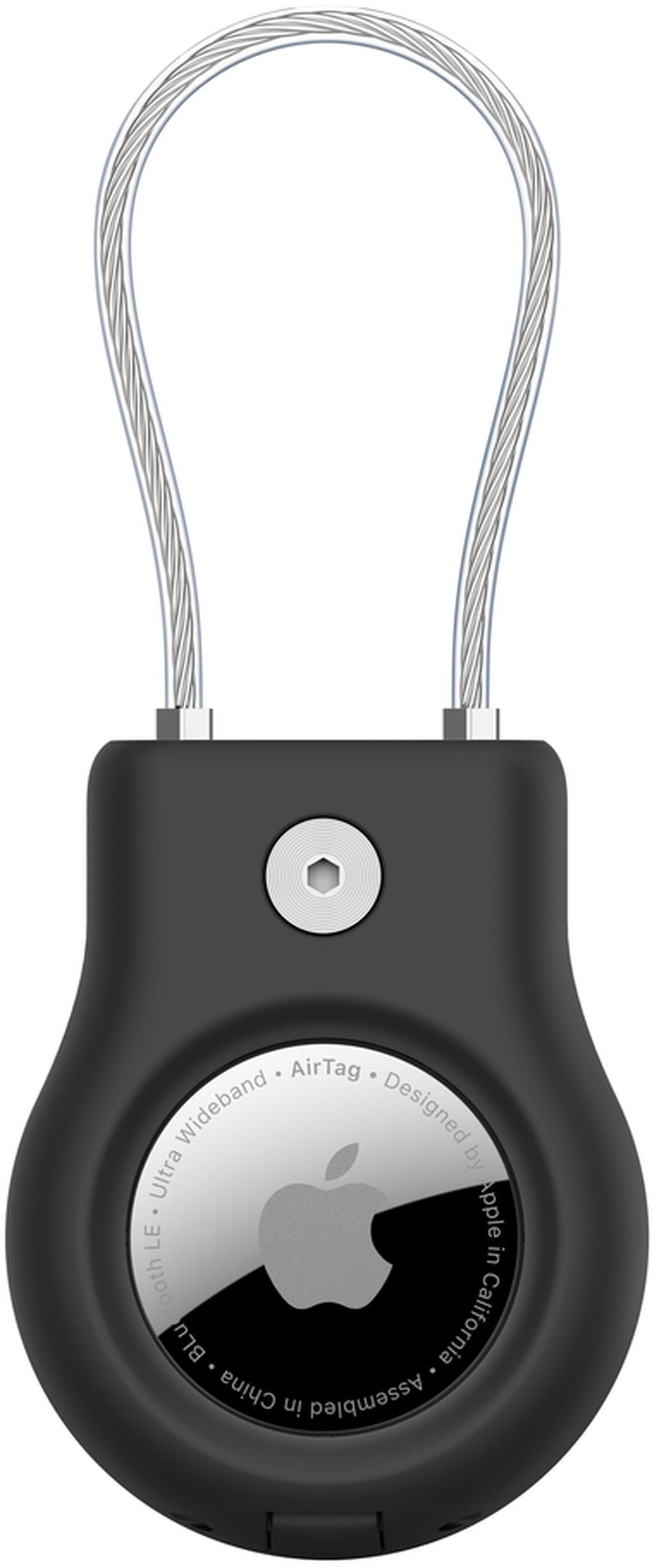 Belkin Wire Cable-fodral för Apple AirTag, svart MSC009btBK