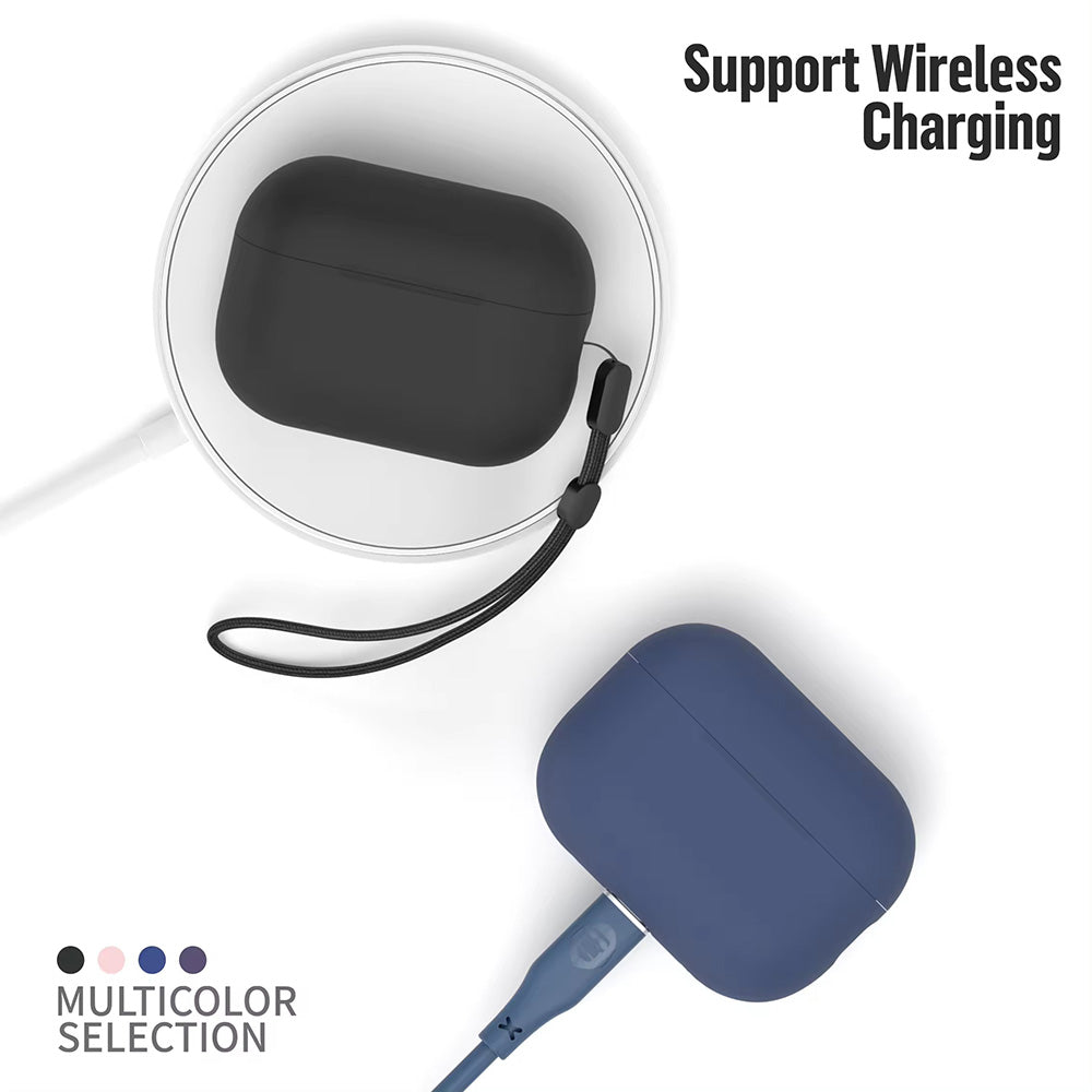 Blueo Liquid-fodral för Apple AirPods Pro 2, Lila