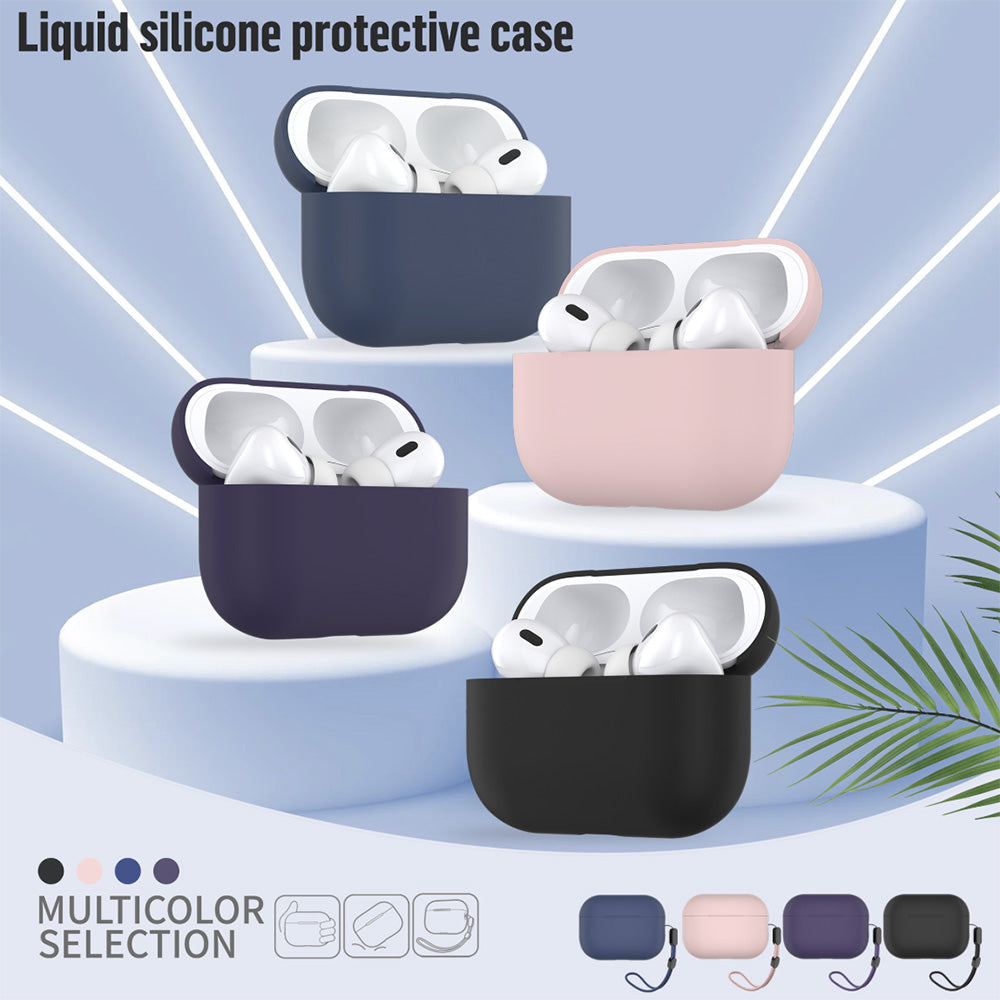 Blueo Liquid-fodral för Apple AirPods Pro 2, Lila