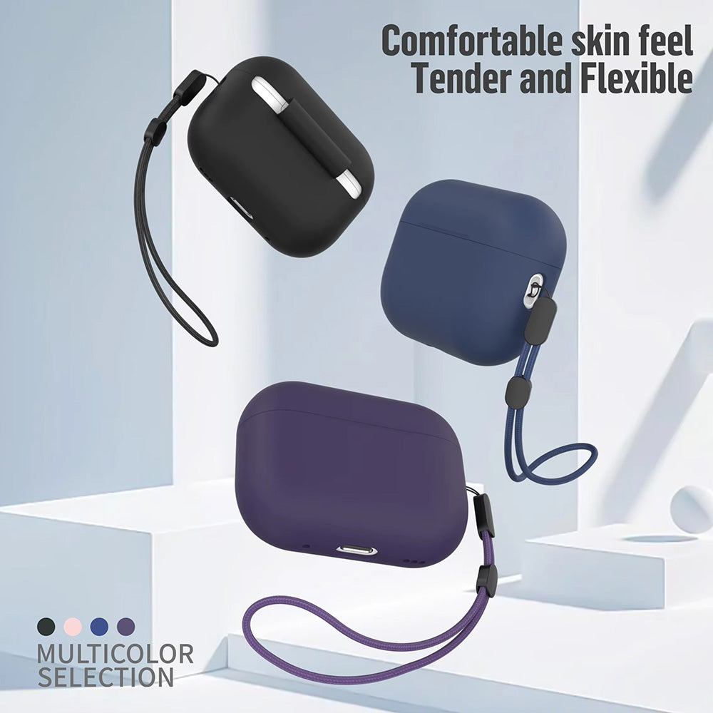 Blueo Liquid-fodral för Apple AirPods Pro 2, Lila