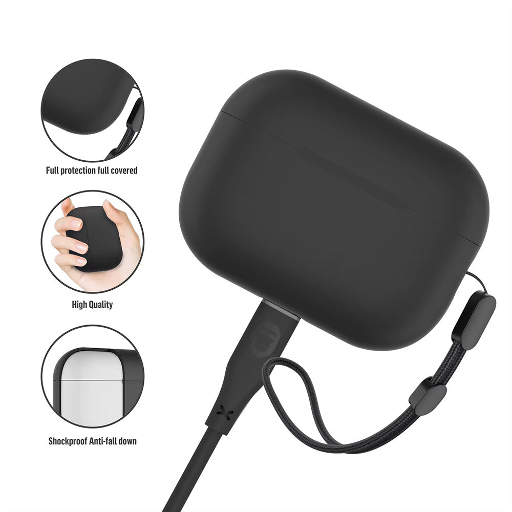 Blueo Liquid-fodral för Apple AirPods Pro 2, Lila