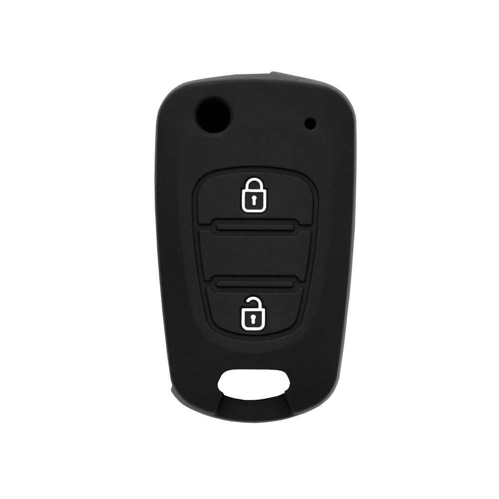 Techsuit bilnyckelfodral 2003.04 för Hyundai Elantra / Kia Picanto, svart