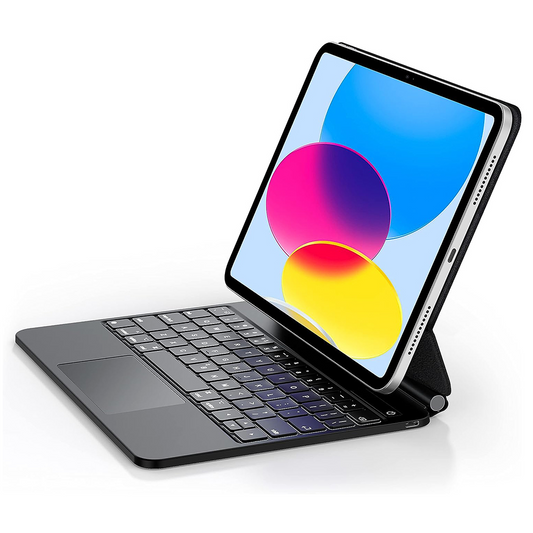 Tangentbordsfodral för Apple iPad (2025) / (2022), ESR, Rebound, Svart, Omslutet