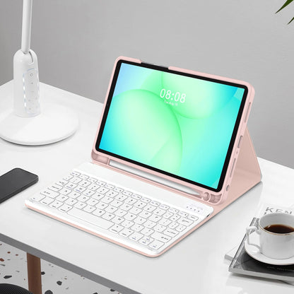 Fodral med tangentbord för Samsung Galaxy Tab A11+ / Tab A9+, Tech-Protect, SC PEN, Rosa