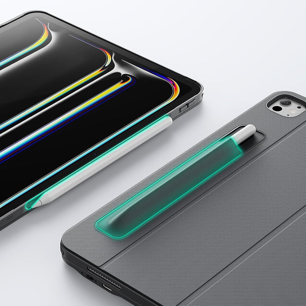 Fodral med tangentbord för Apple iPad Air 11 (2025) / Air 11 (2024) / Air (2022) / Air (2020), ESR, Shift, Grå