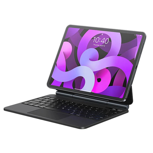 Fodral med tangentbord för Apple iPad Pro 12.9 (2022) / Pro 12.9 (2021) / Pro 12.9 (2020) / Pro 12.9 (2018), Baseus, Brilliance, Grå