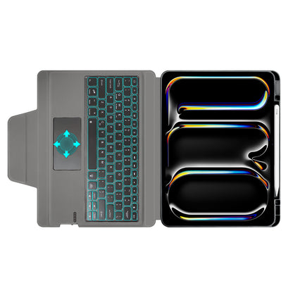 Tangentbordsfodral för Apple iPad Pro 13 (2024), Techsuit, KeyTab Pro, Svart