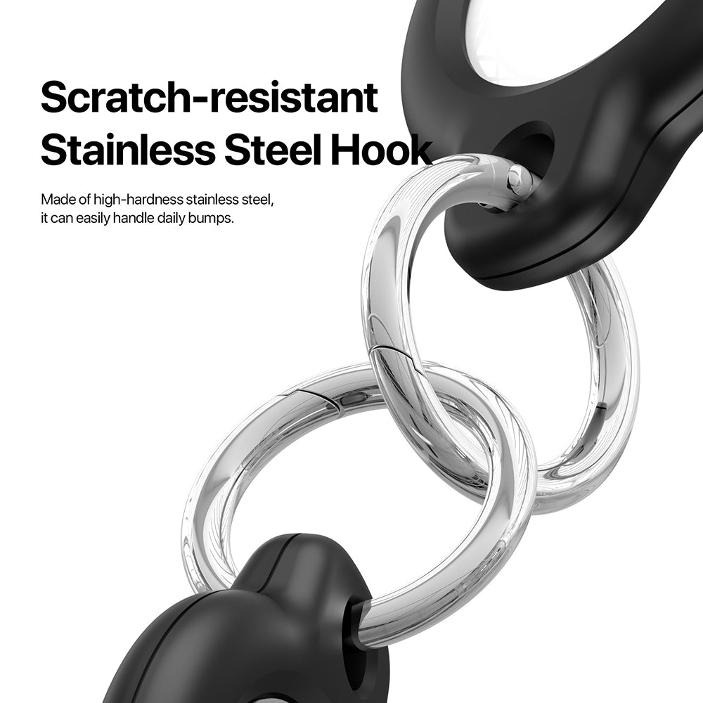 DUX DUCIS Secure fodral för Apple AirTag, Set med 4 stycken, Olika färger