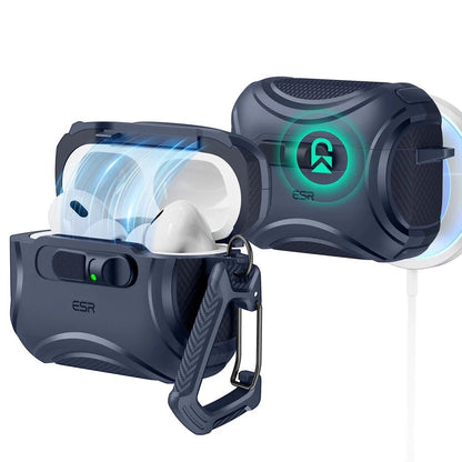 ESR Cyber FlickLock fodral för Apple AirPods Pro 3, Blå